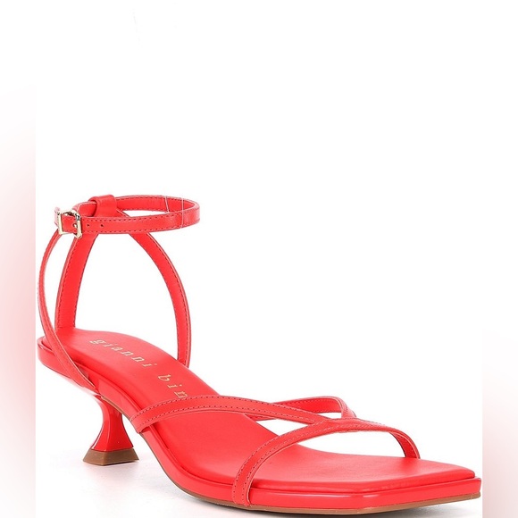 Gianni Bini Shoes - New Gianni Bini Andi Leather Strappy Kitten Heel Sandals - Size 8